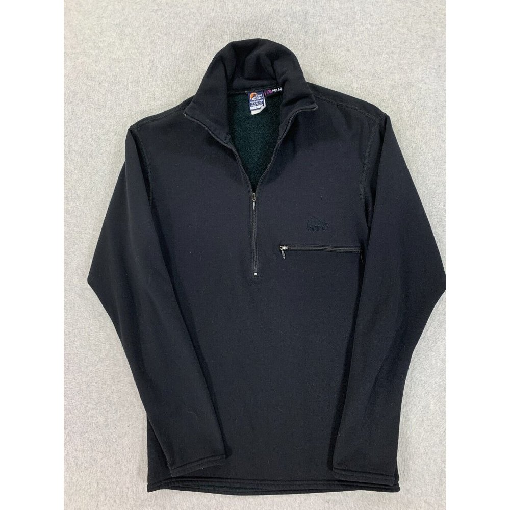 Lowe Alpine PolarTec Half Zip Base Layer‎ Pullover Shirt (Women's Large) Black